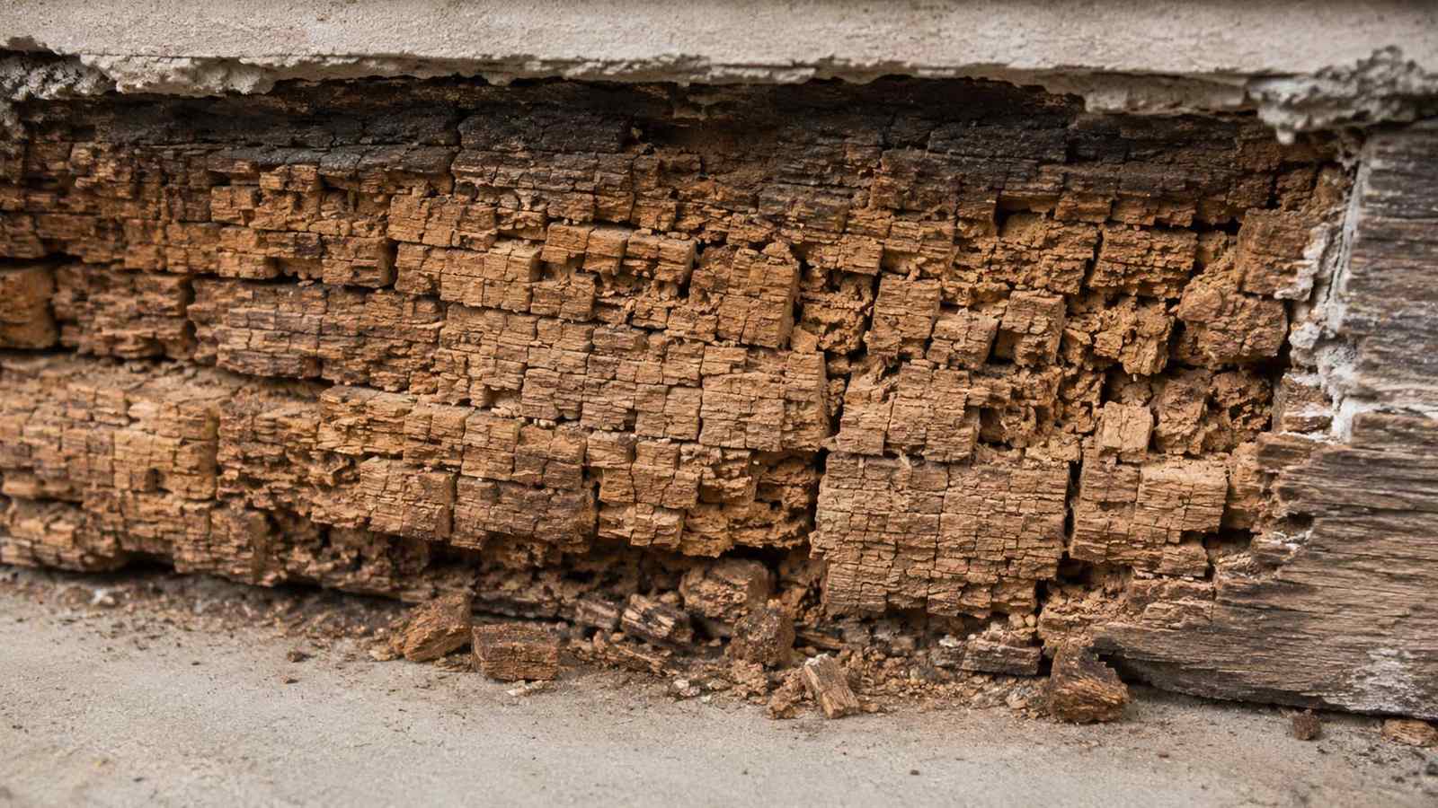 Timber and building detail relevant to cuboidal cracking in timber